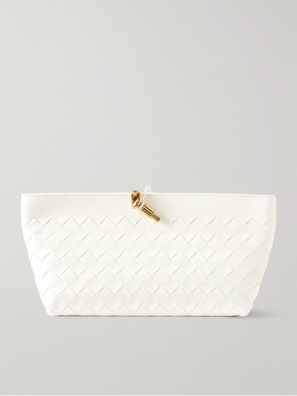 Sold Out Everywhere NWT Bottega Veneta  Andiamo Intrecciato leather pouch